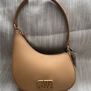 Jason Wu Tan Shoulder Bag with JW Logo